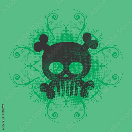 green skull