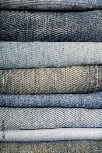 A pile of jeans