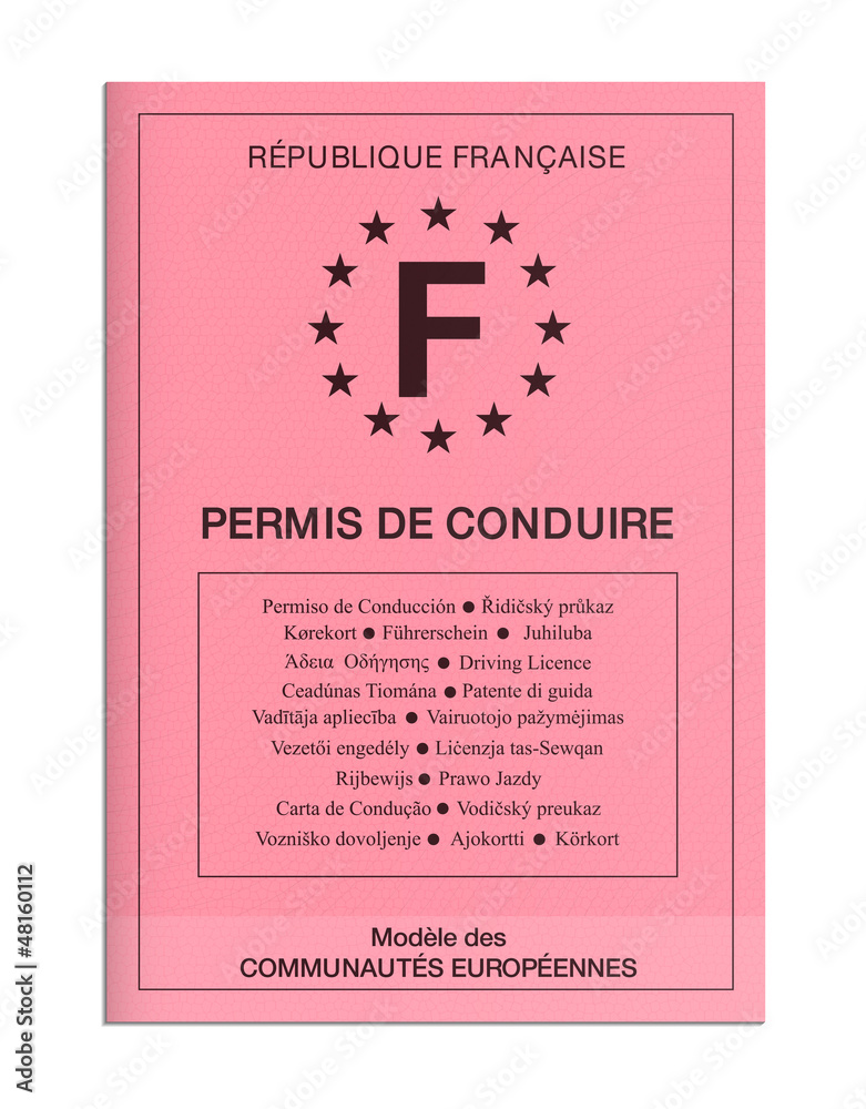 Obraz premium Ancien Permis de conduire