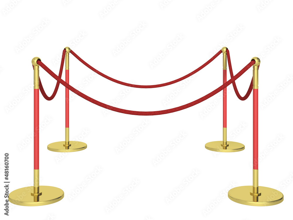 barrier on a white background barrier on a white background