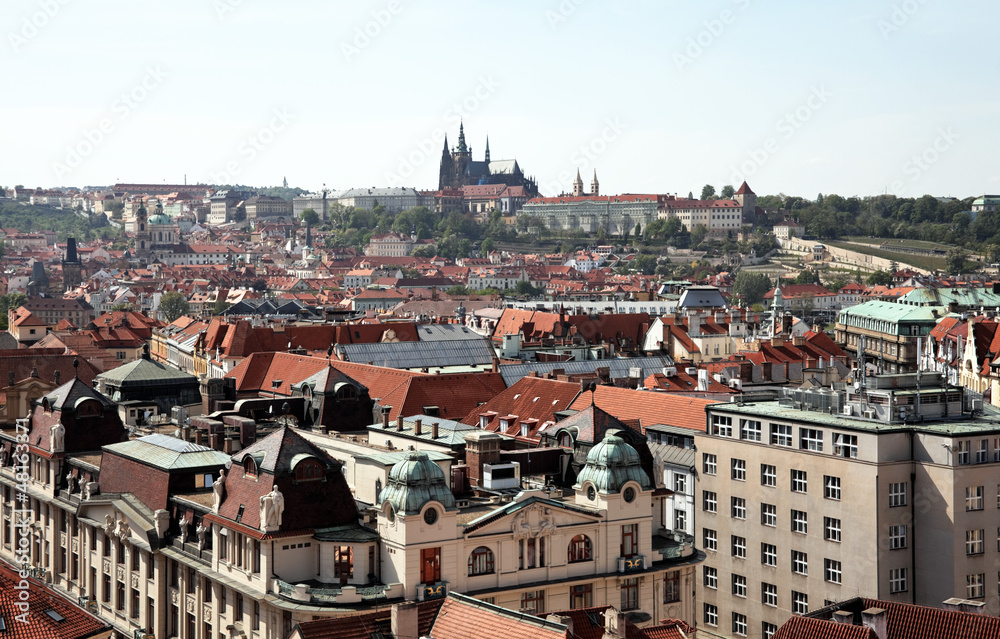Obraz premium Prag, Altstädter Ring, Stadtansicht