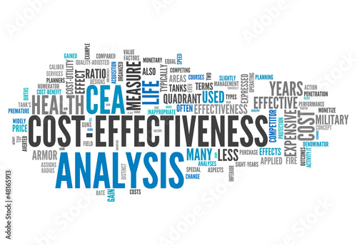 Word Cloud "Cost-Effectiveness Analysis"