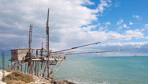 Trabucco nel Parco del Gargano, Vieste (Puglia)