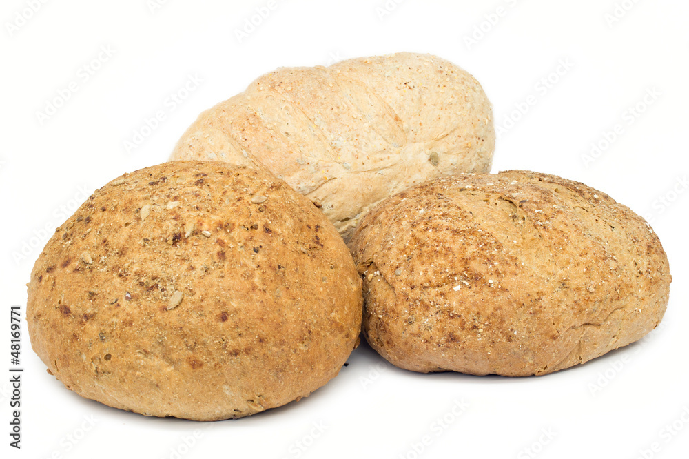 fresh bread isolated on white background fresh bread isolated on white background