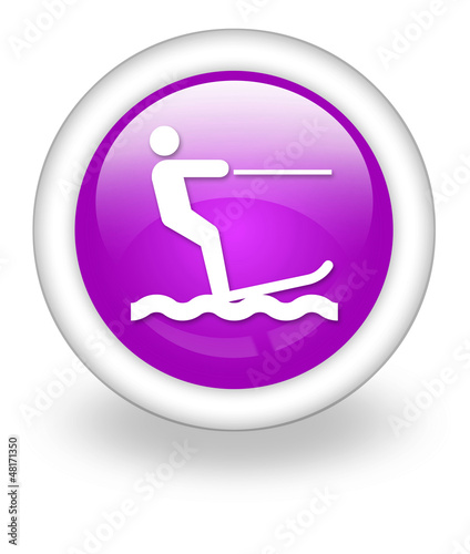 Violet Icon "Water Skiing"