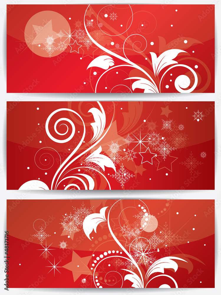 Abstract Christmas winter background  for new year