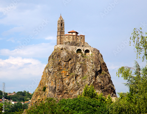Chapelle Saint Michel de Aiguilhe (Le Puy en Velay, France) Fototapet