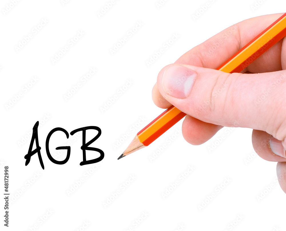AGB Handschrift AGB Handschrift