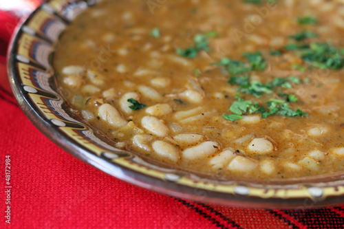 Beans soup - healthy traditional bulgarian food