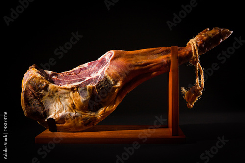 Jamon serrano. A Spanish ham.