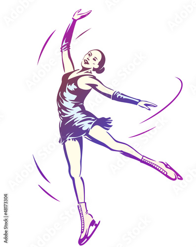 Woman Figure Ice-skating