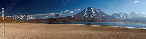 Lagoon altiplanica, Atacama photo