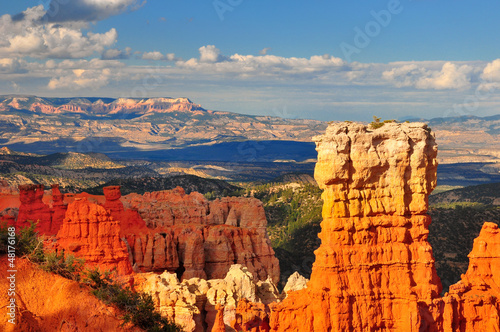 Foto Hoodoo rock formation in Bryce Canyon.