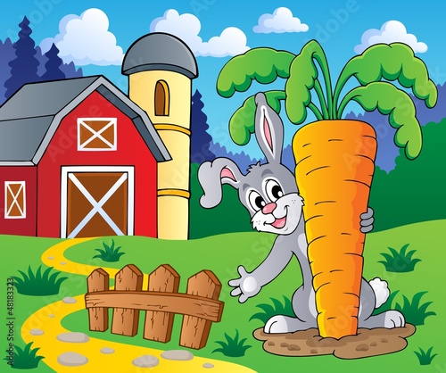 Image with rabbit theme 2
