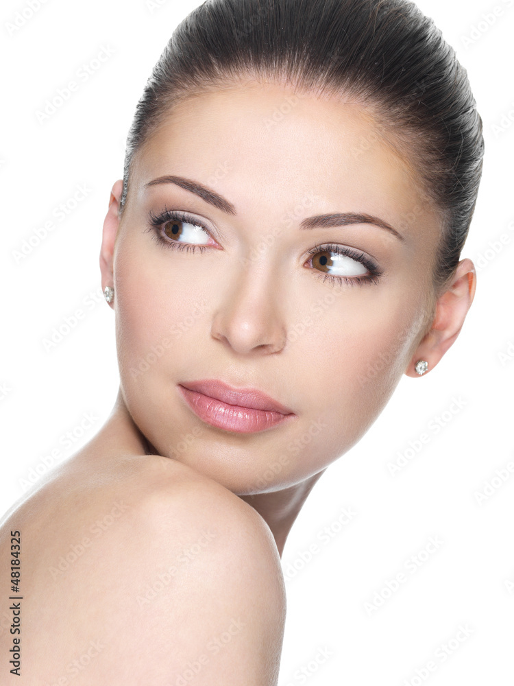 Adult woman with beautiful face Adult woman with beautiful face