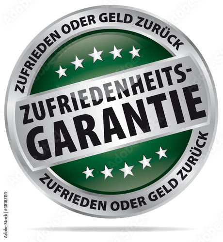 Zufriedenheitsgarantie – zufrieden oder Geld zurück