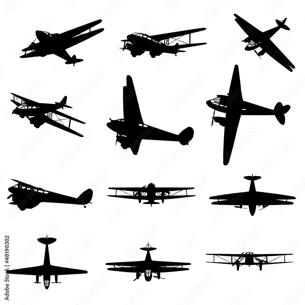 High resolution set of black planes High resolution set of black planes