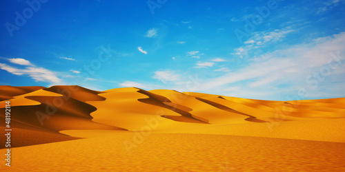 Desert & blue sky