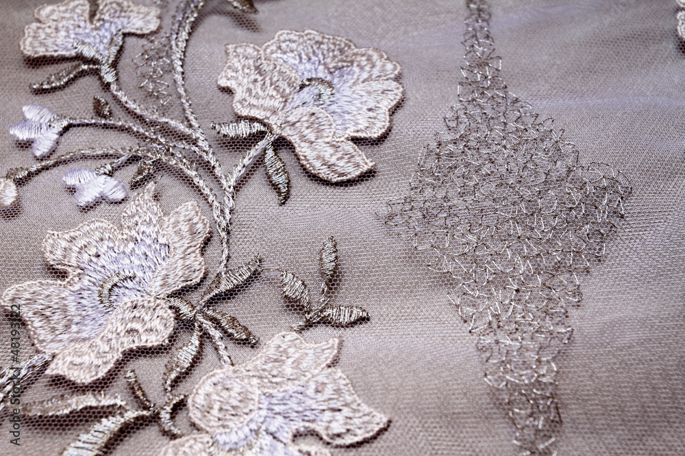 Silver textile Silver textile