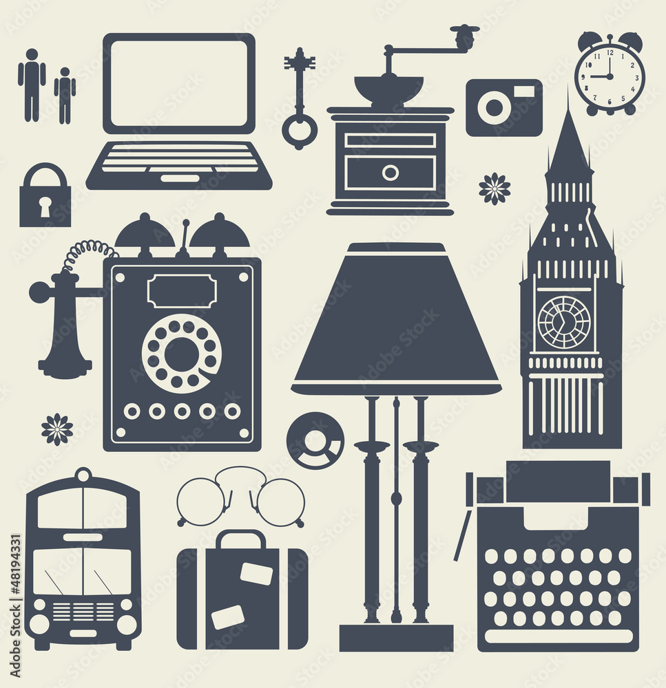 Set of vector elements Stock Vector | Adobe Stock