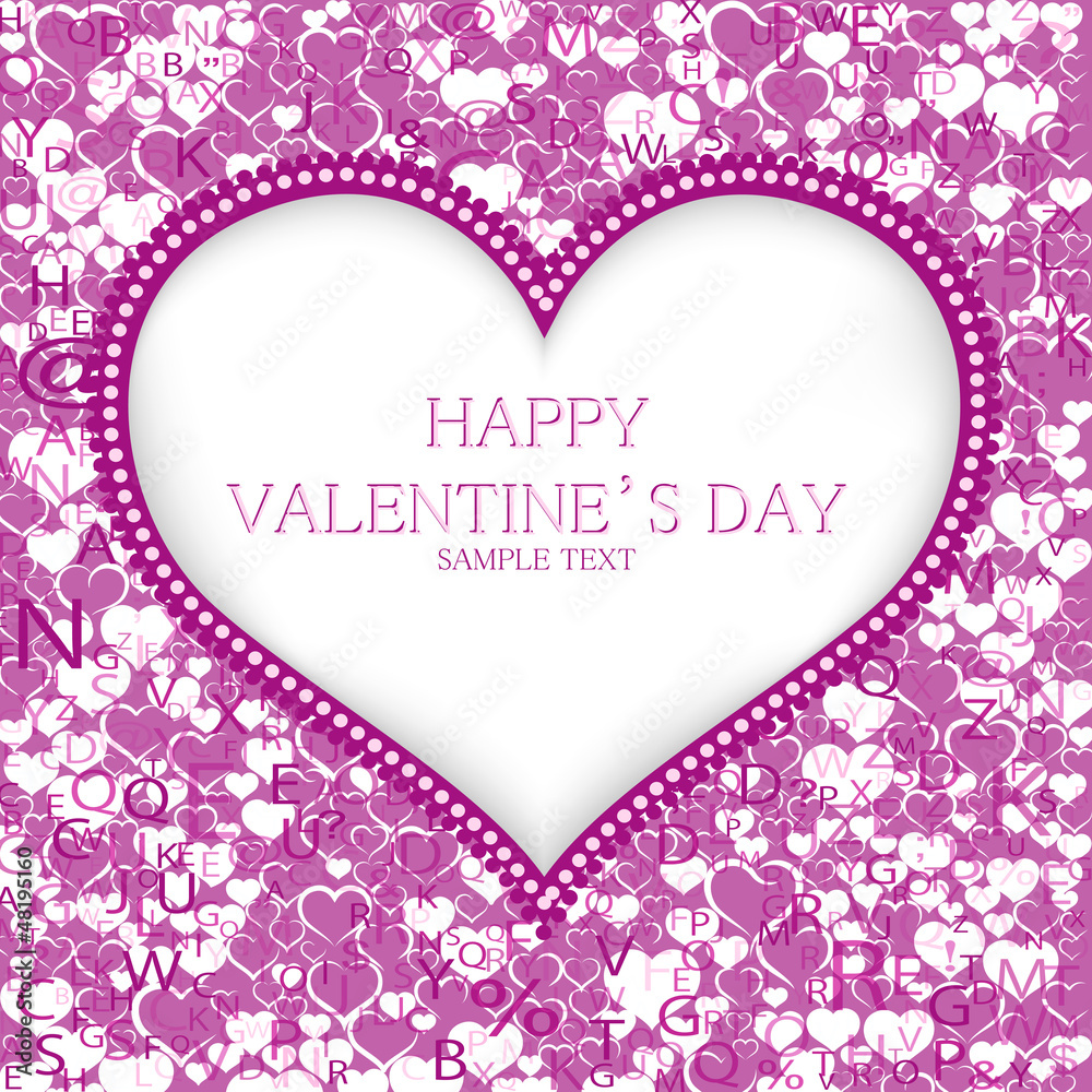 Valentines day card vector background Valentines day card vector background