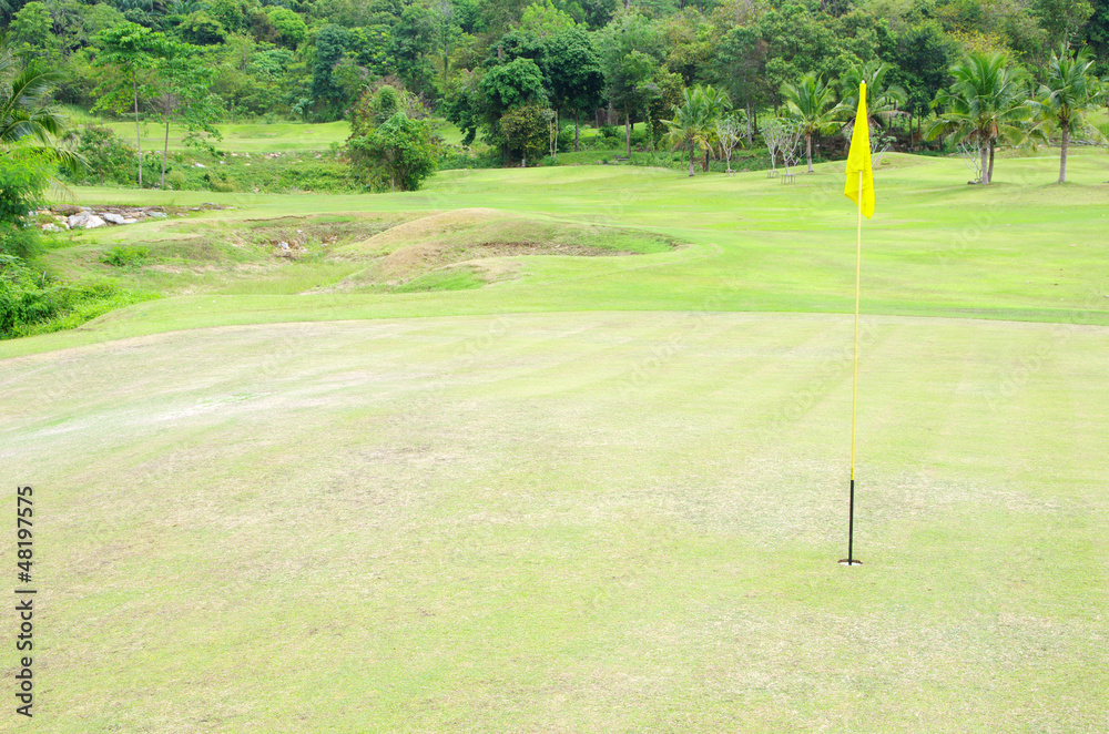 Obraz premium golf field