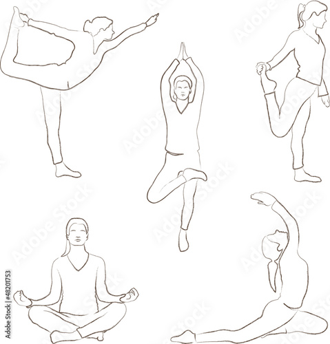 Yoga - Übung - Meditation - Entspannung