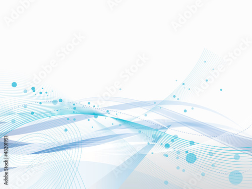 Vector abstract background with waves and lines