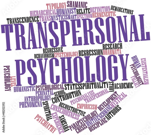 Word cloud for Transpersonal psychology