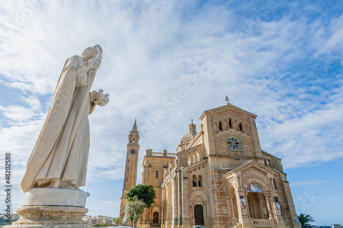 Ta' Pinu church near Gharb in Gozo, Malta photo