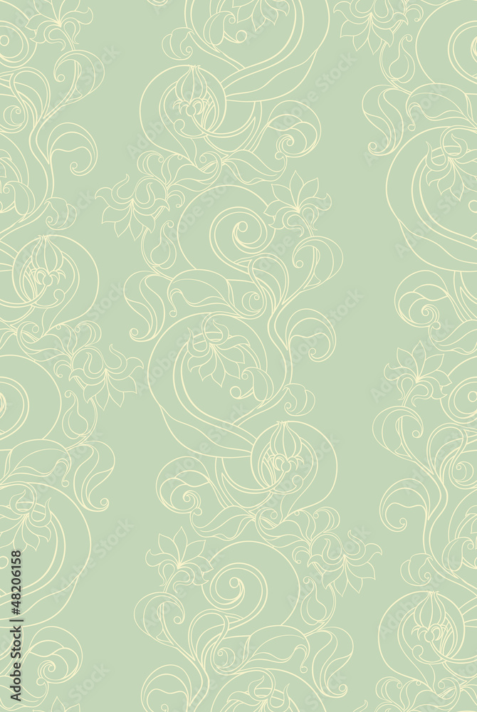 seamless picture with vertical floral pattern seamless picture with vertical floral pattern