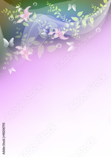 Abstract floral background