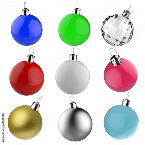 empty Christmas balls ornament