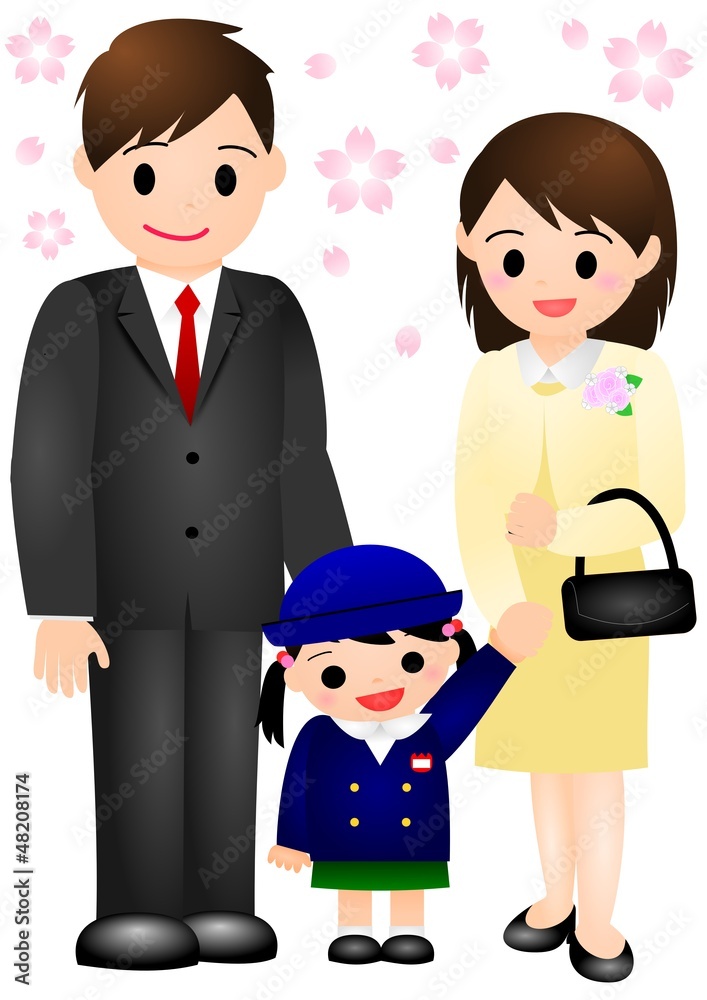 入園式 女の子 家族 入園式 女の子 家族