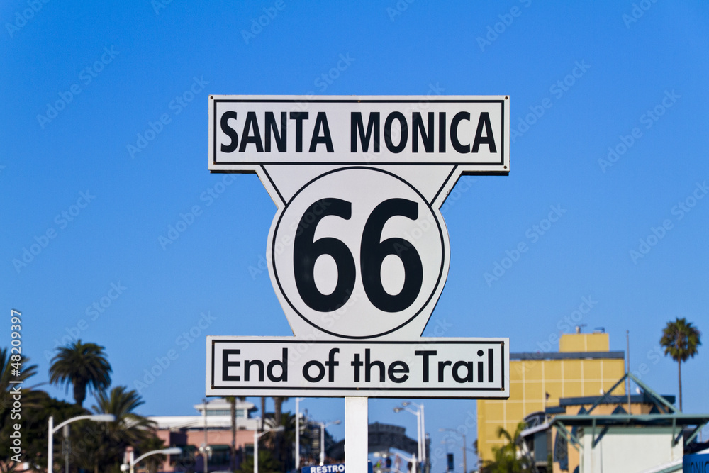 Obraz premium Molo w Santa Monica