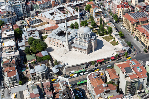 Helicopter from Laleli Mosque photo