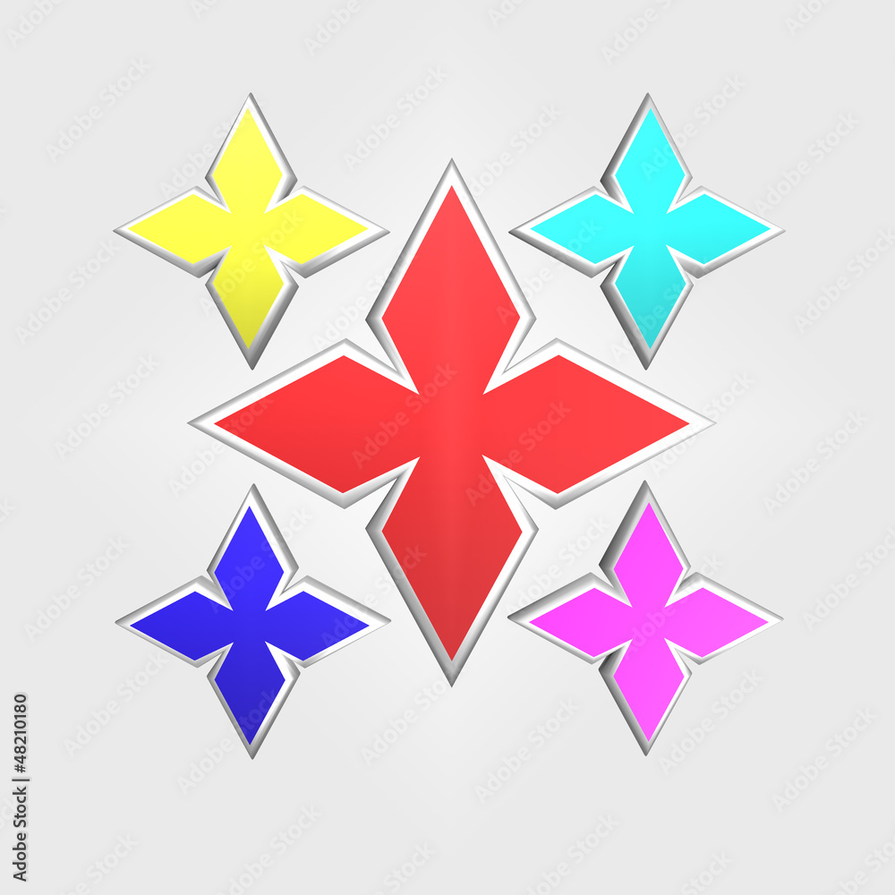 Obraz premium flower logo