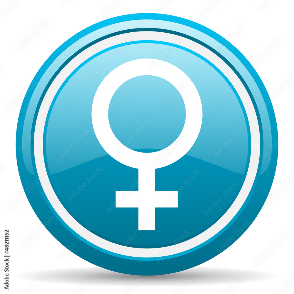 sex blue glossy icon on white background sex blue glossy icon on white background