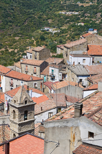 Panoramic view of Valsinni. Basilicata. Italy.