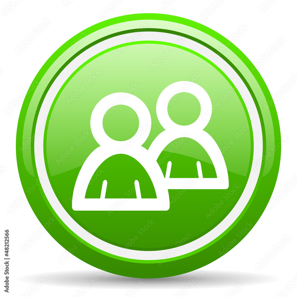 forum green glossy icon on white background forum green glossy icon on white background