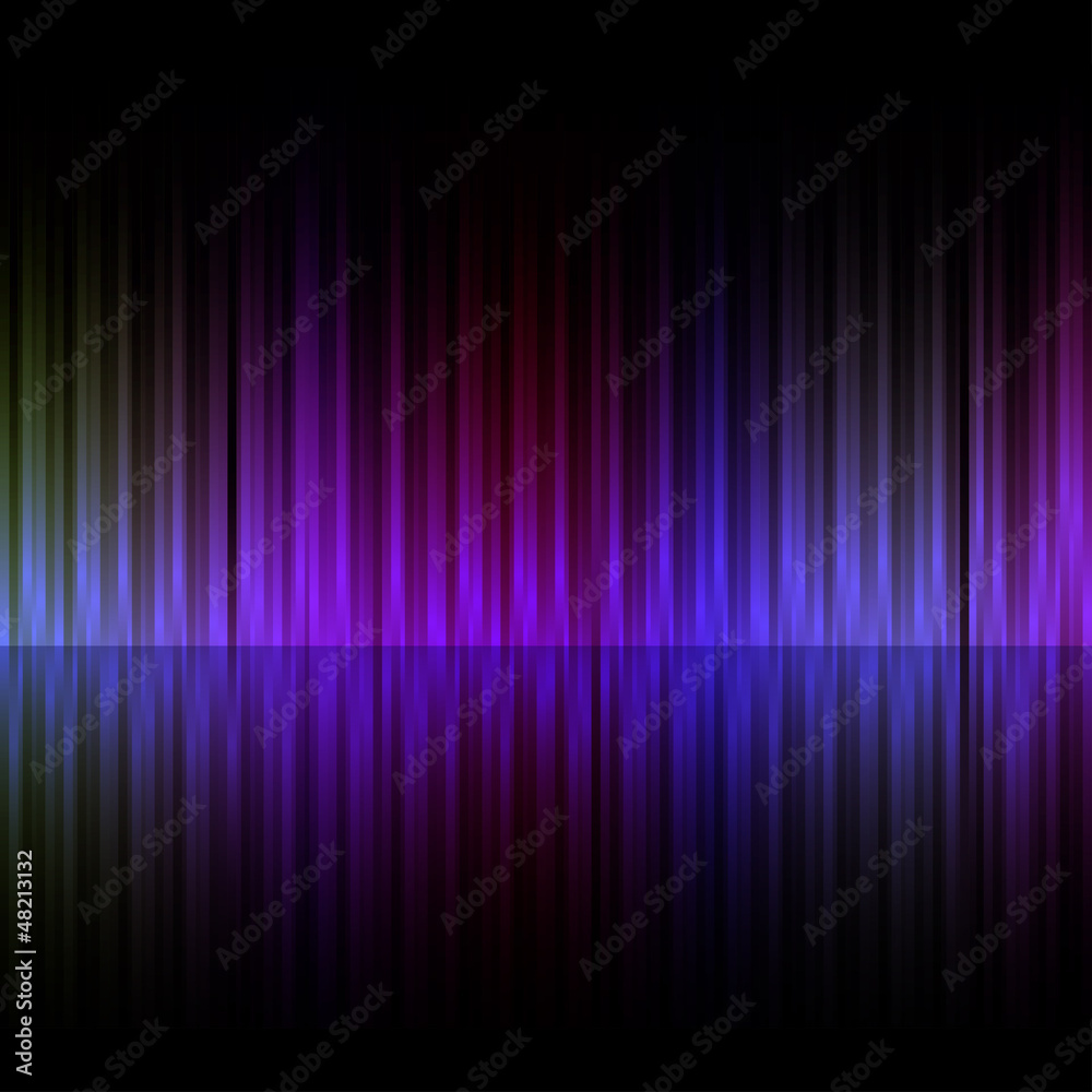 Colorful vertical stripes dark vector background.