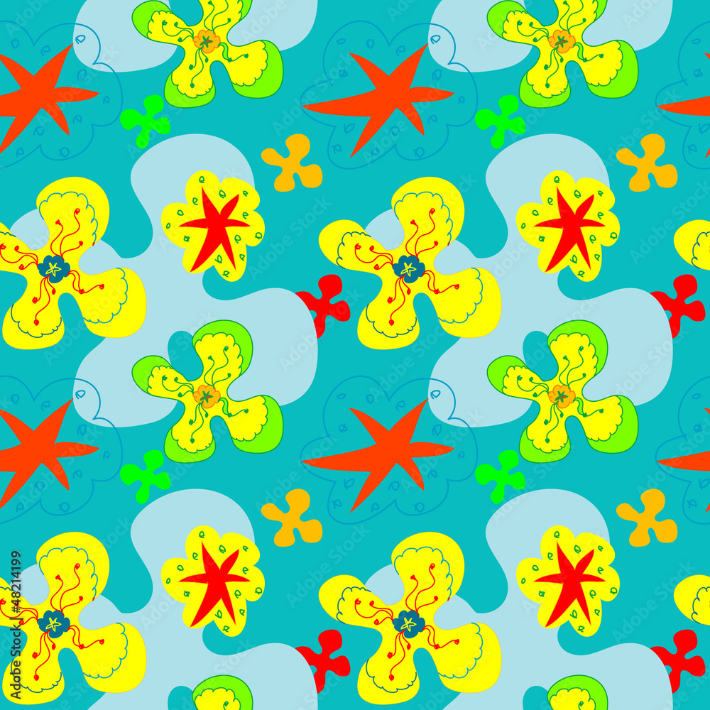 Summer seamless pattern Summer seamless pattern