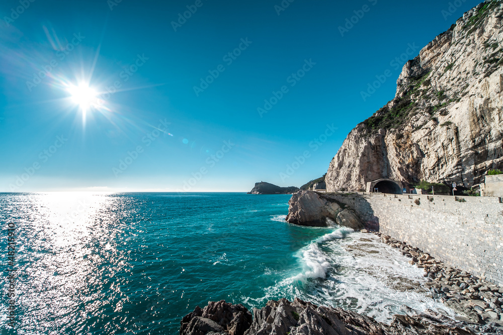 Finale Ligure seaside, Italy