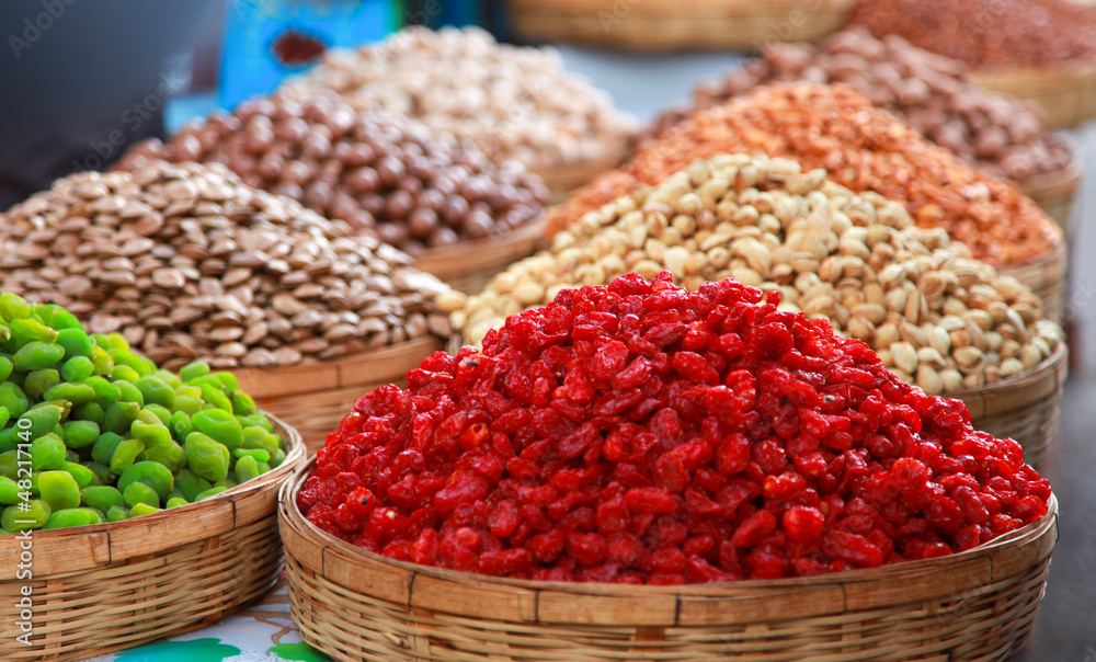 Fototapeta premium sugar and honey preserved red date