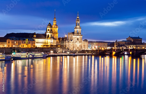 blaue stunde dresden photo