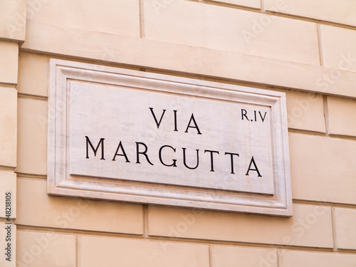 Via Margutta - Roma photo