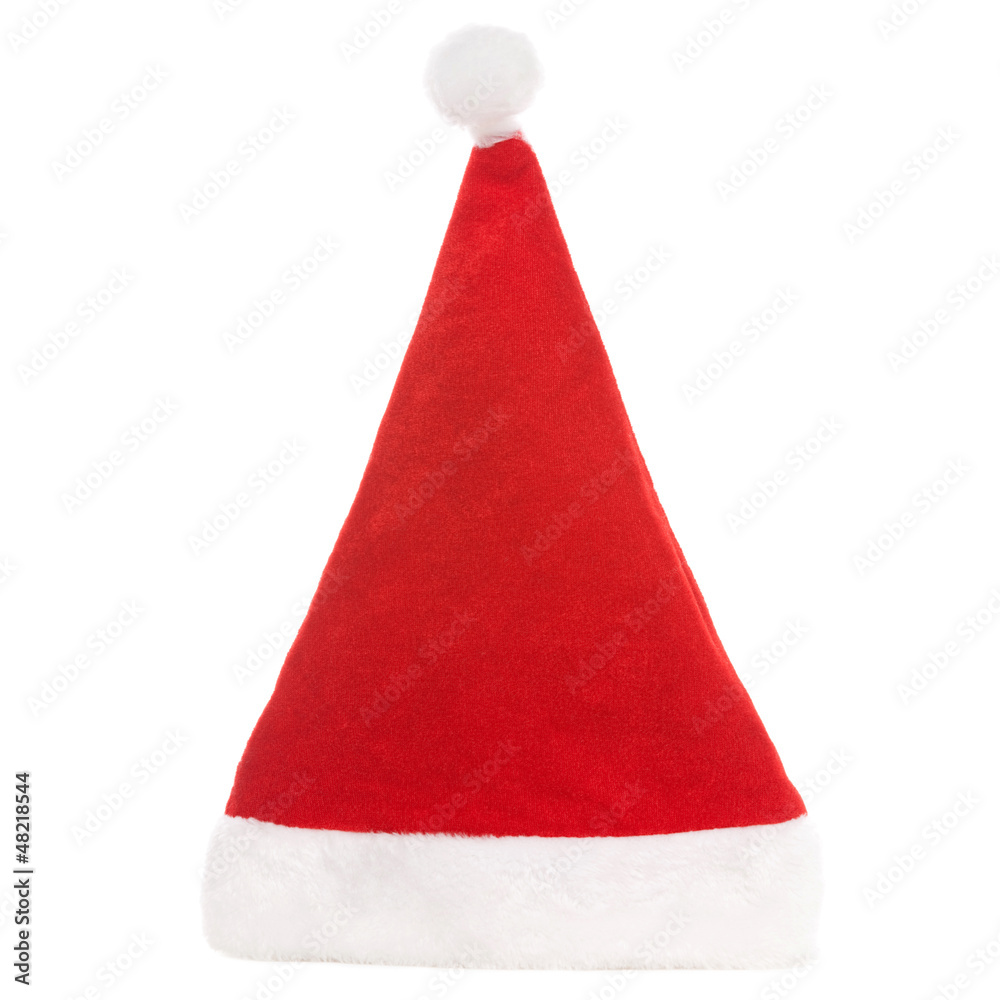 Santa hat isolated in white background Santa hat isolated in white background