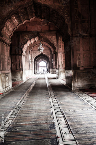 Jama Masjid Mosque  old Delhi  India.
