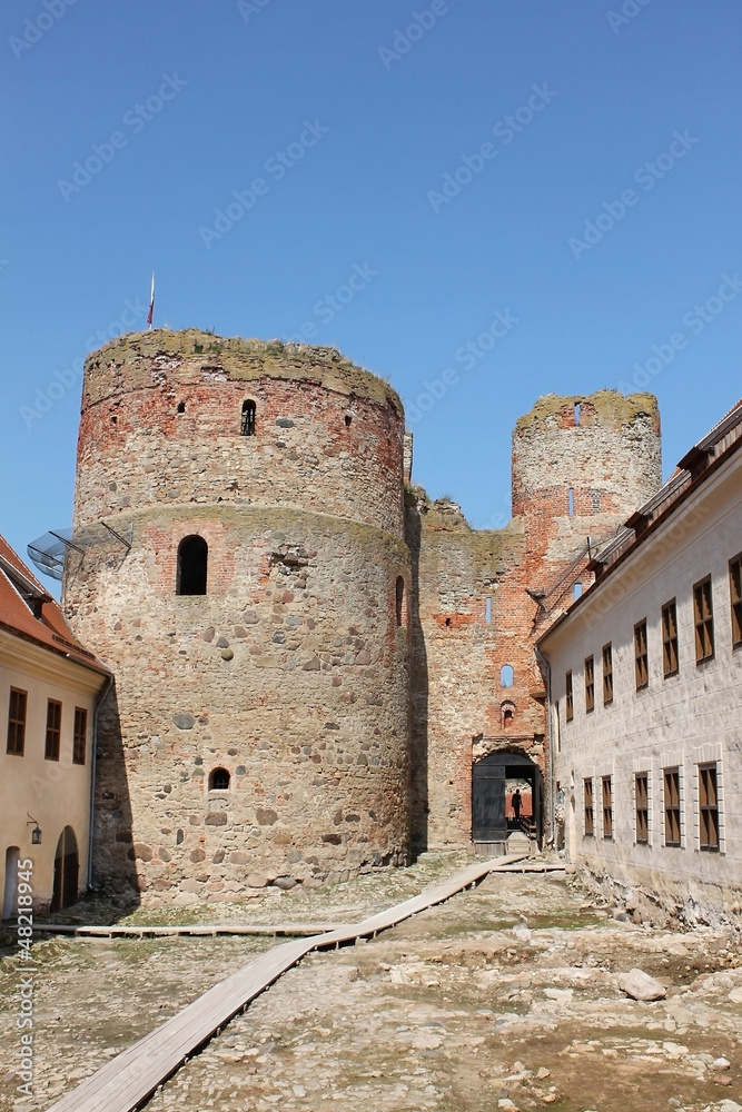 Bauska castle in Latvia