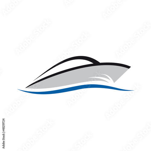 Vector Logo yacht and boat